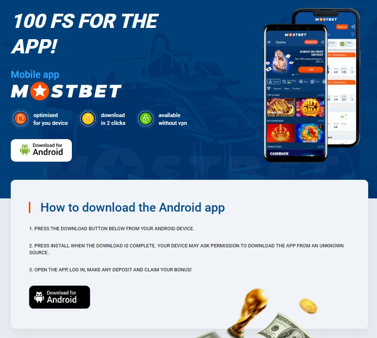 Mostbet APK — Android tətbiqində qeydiyyat və hesab yaratmaq